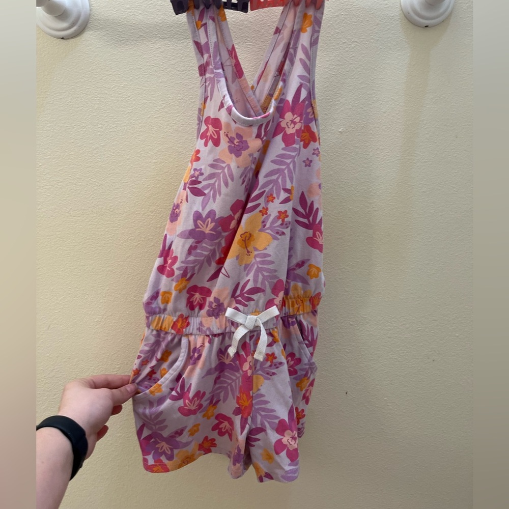 GIRLS XS(4/5) FLORAL JUMPER CAT & JACK